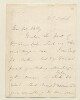 Letter from Alfred Charles Lyall to Sir Lewis Pelly
